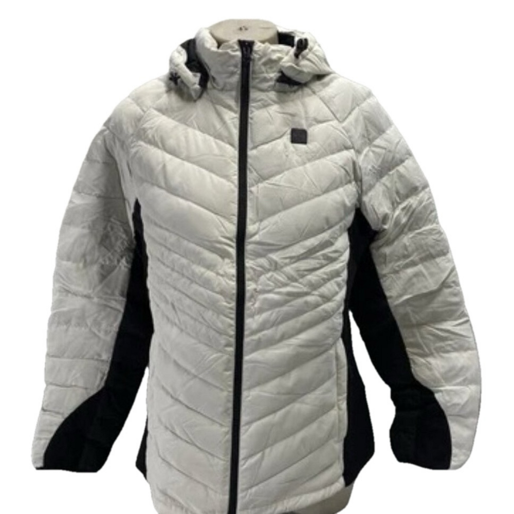 NEW ORORO Women's 4 Zone Heated Down Jacket Size M White